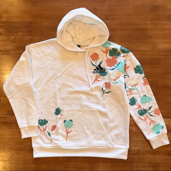 ADIDAS Floral Hoodie - Picture 3 of 8
